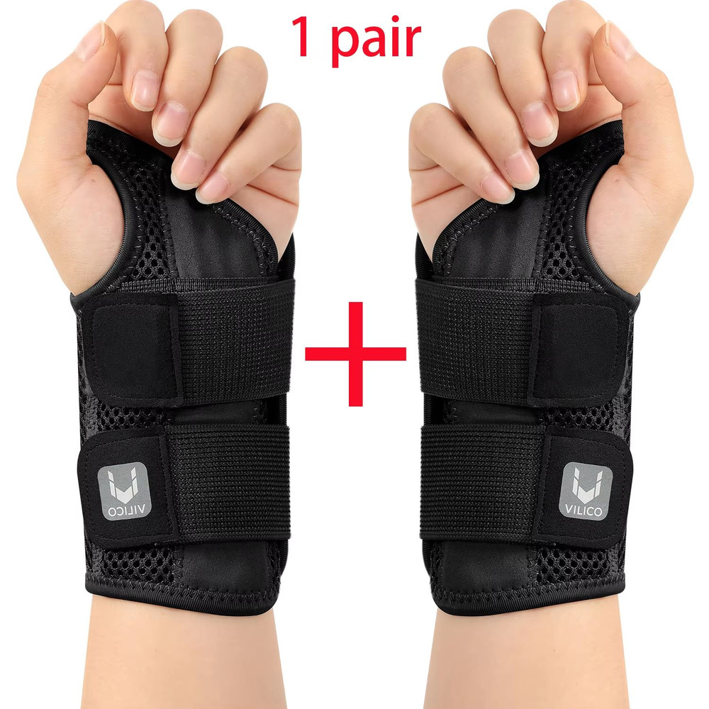 Adjustable Thumb Wrist Support Brace With Dual Straps Relief For Tendonitis And Strain 8