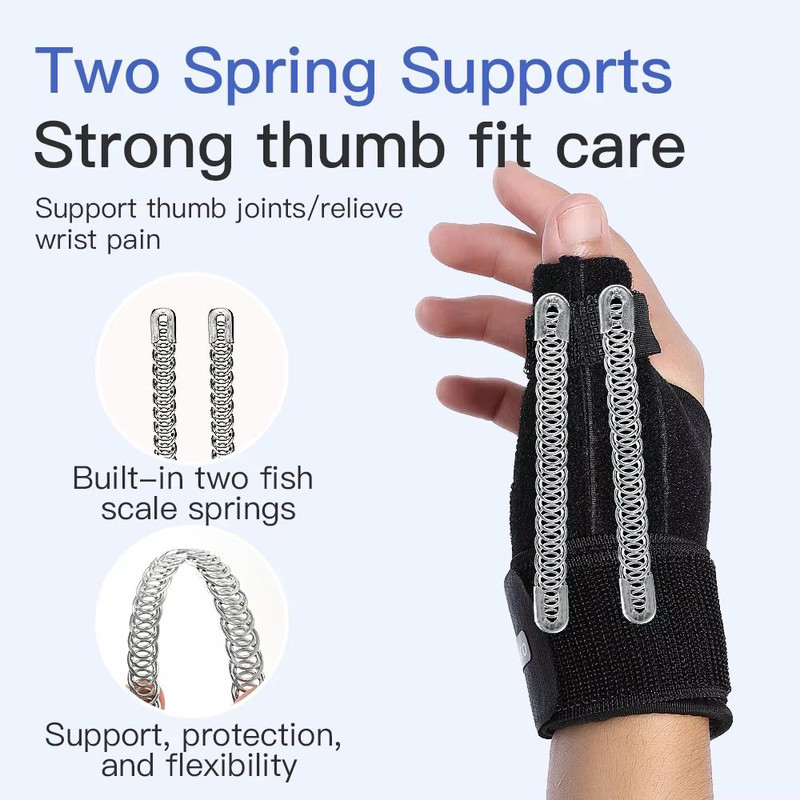 Flexible Thumb Spica Brace With Splint Arthritis Tendonitis Pain Relief For Both Hands 3