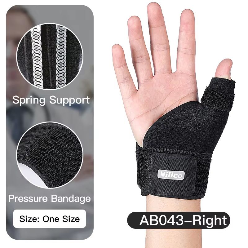 Flexible Thumb Spica Brace With Splint Arthritis Tendonitis Pain Relief For Both Hands 5