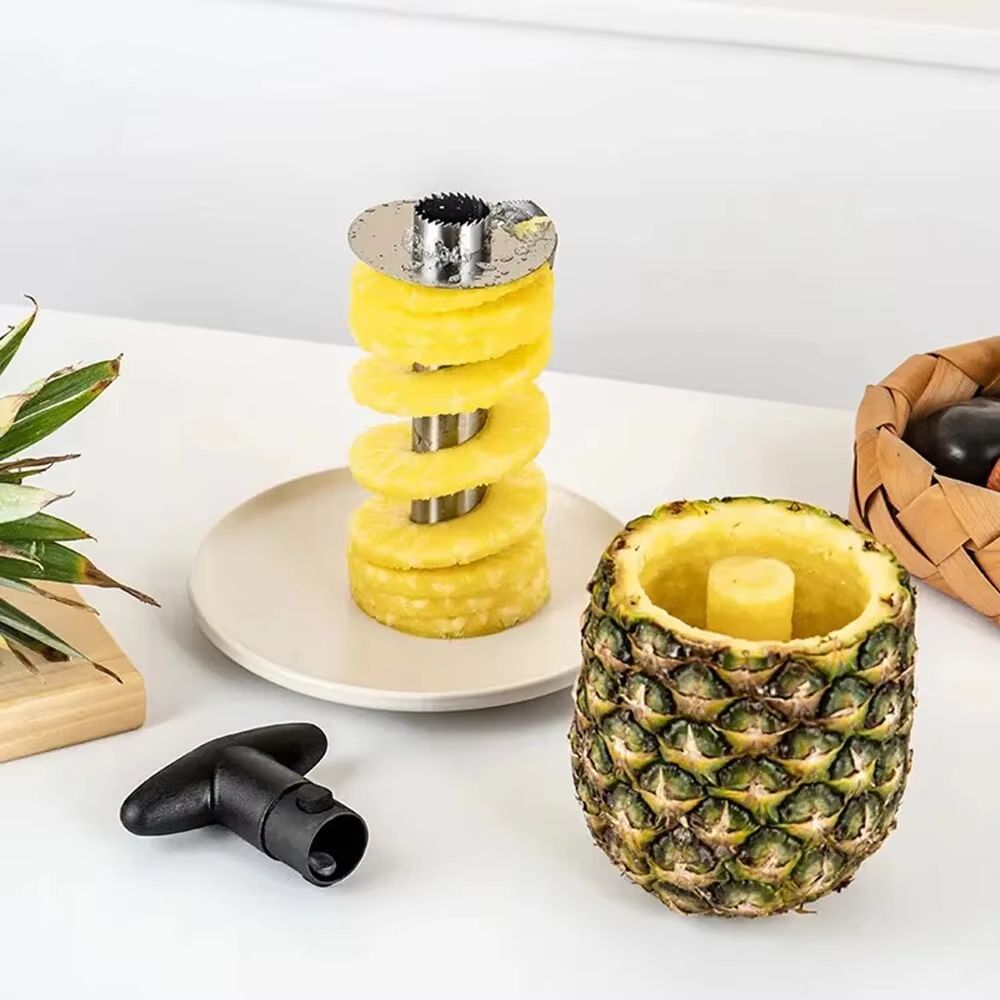 Stainless Steel Pineapple Peeler Corer Slicer Kitchen Gadget 4