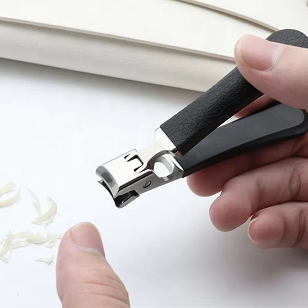 Heavy Duty Nail Clippers For Thick Toenails Wide Jaw Ergonomic Large Handle 0