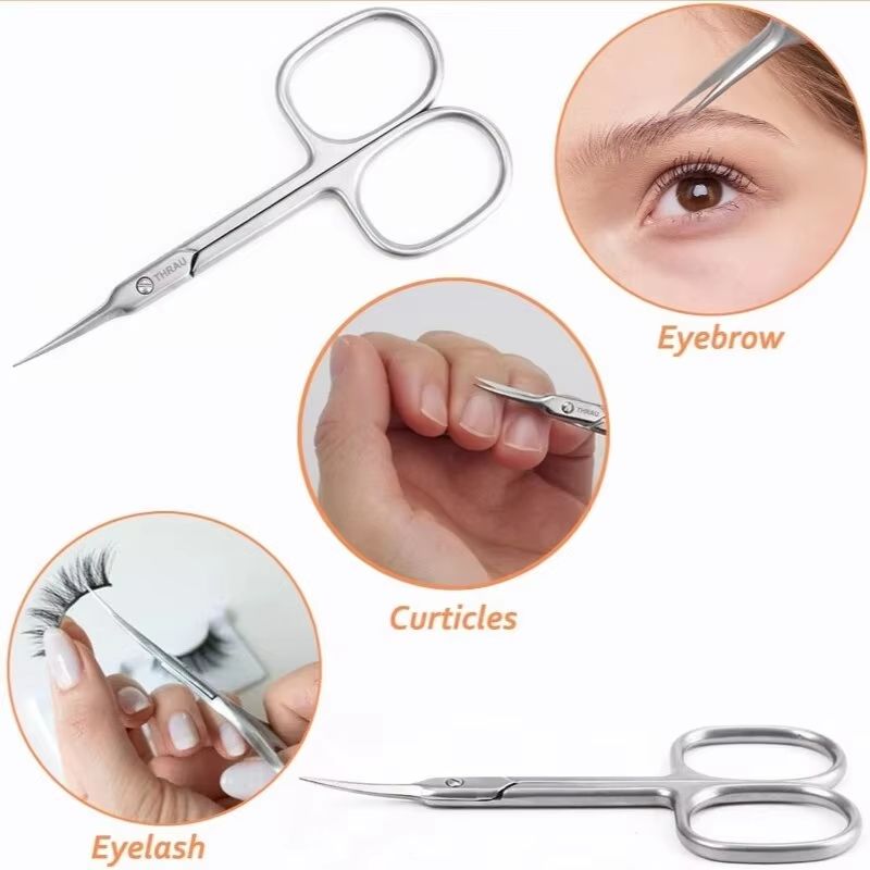 Professional Curved Cuticle Scissors Stainless Steel Dead Skin Remover For Precise Manicure 0