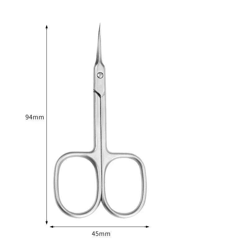 Professional Curved Cuticle Scissors Stainless Steel Dead Skin Remover For Precise Manicure 4