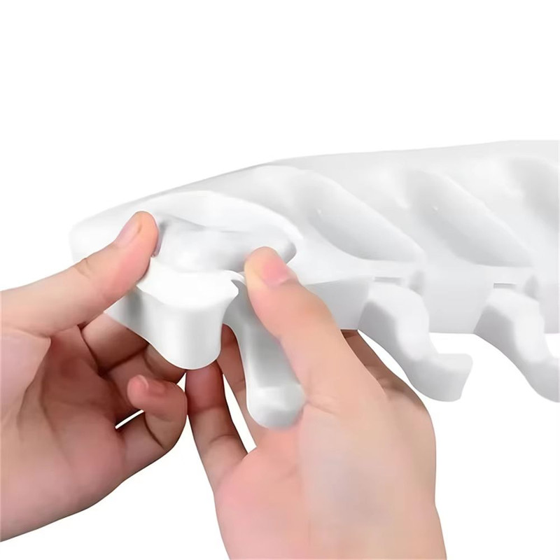 PopCraft Silicone Popsicle Mold Set With 50 Wooden Sticks 3 Piece DIY Molds For Ice Cream Cake Po 3