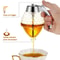 DripFree Glass Honey Dispenser With Stand Squeeze Bottle For Syrup Juice Condiments 1