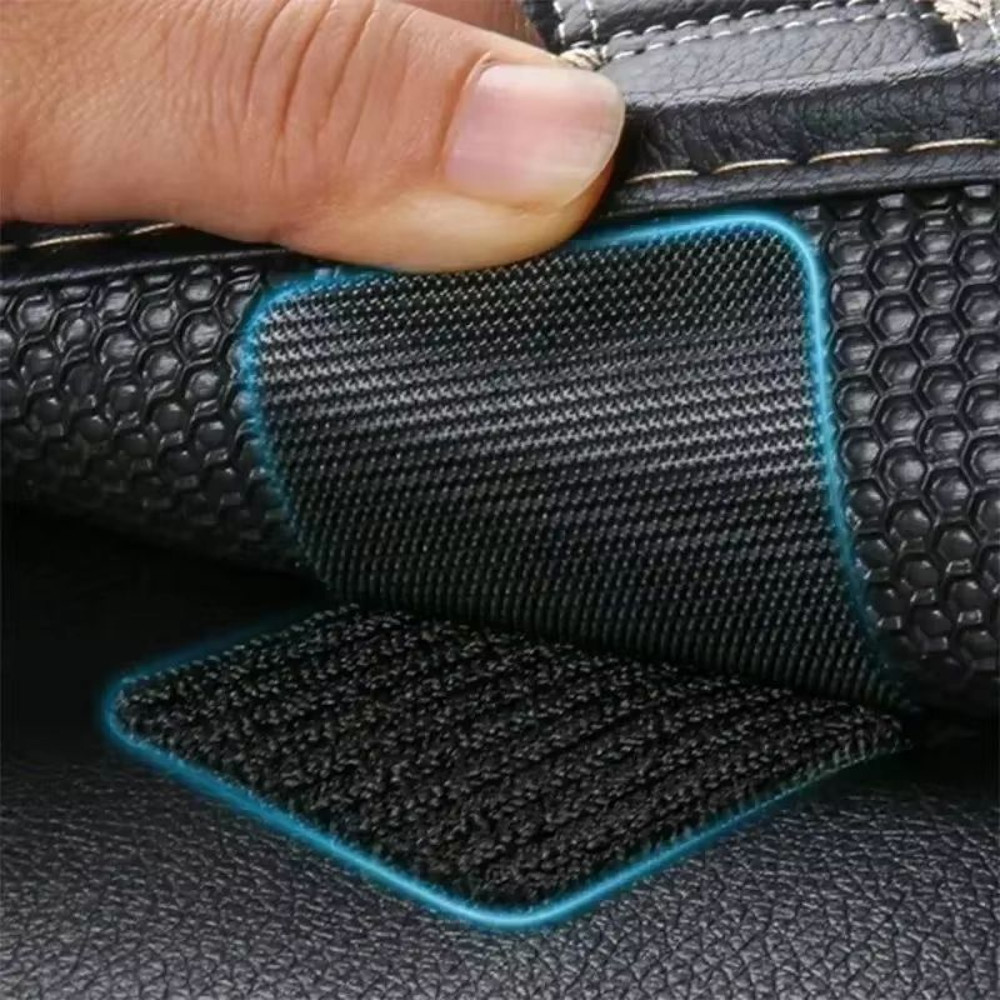 Heavy Duty Adhesive Hook Loop Tape For Car Carpet Mats Velcro Fixation Patch 2Pack 1