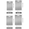 316 Stainless Steel Double Sided Cutting And Kneading Board Hygienic Kitchen Prep Panel 5