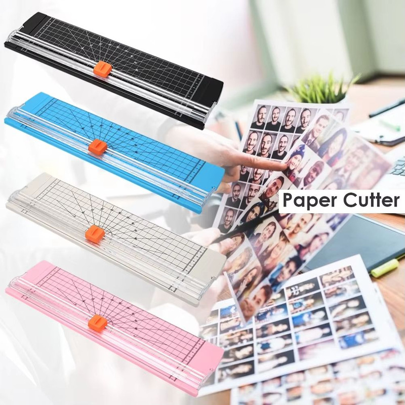A4 A5 Guillotine Paper Cutter With Safety Guard Lightweight Coupon Craft Paper Trimmer 1