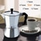 Aluminum Italian Moka Coffee Pot Octagonal Moka Pot Kettle For Home Office Camping 06L 20 Fl Oz 4