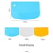 Multi Purpose Dough And Pastry Scraper Plastic Bench Cutter For Cookies Bread And Pizza 4