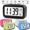LED Digital Alarm Clock MultiFunction Bedroom Desk Wall Electronic Clock With Backlight 0