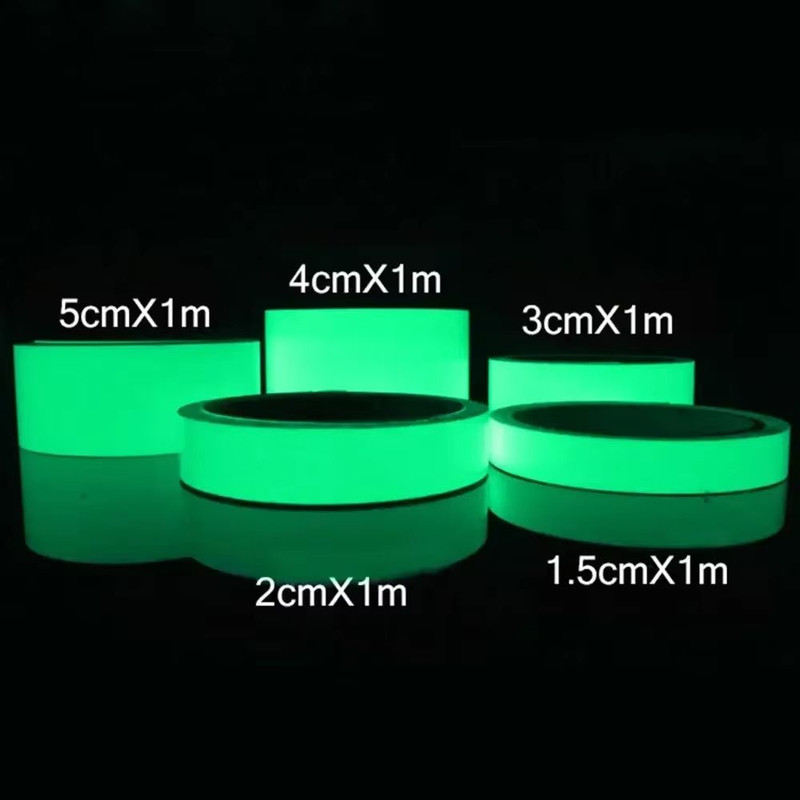 GlowintheDark Double Sided Tape Waterproof Fluorescent Safety Tape For Stairs Walls Night Marking 6