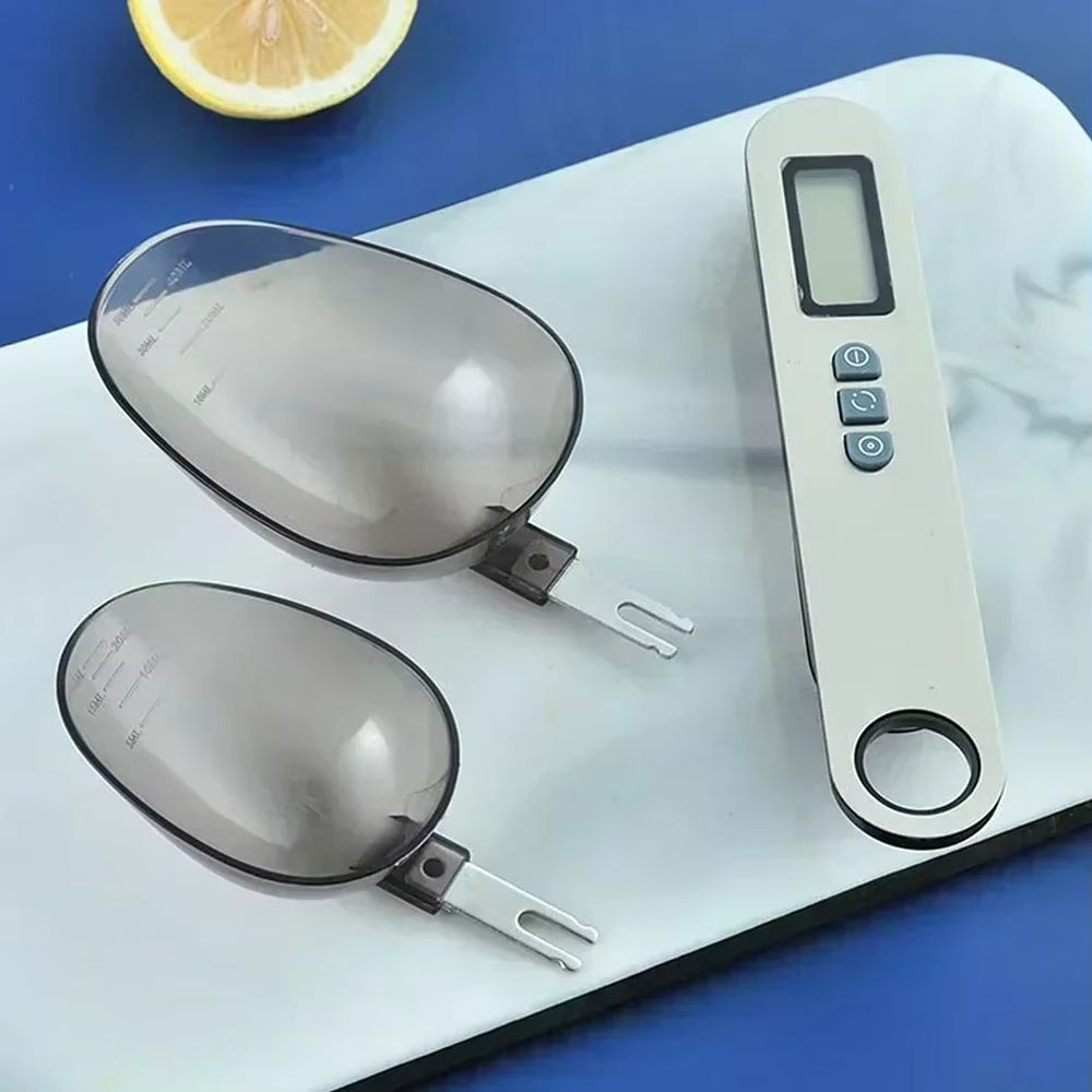 Digital Measuring Scale And Spoon Set Electronic Weight Tool For Kitchen Milk Dosing And More 8