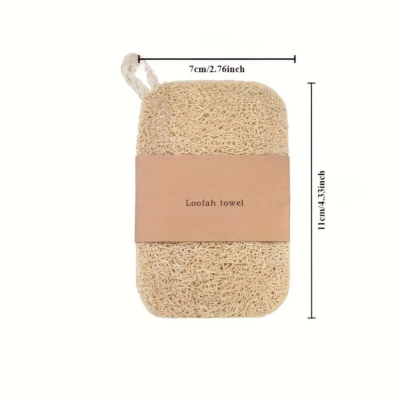 Natural Luffa Dish Sponge Eco Friendly Non Scratch Kitchen Scrubber 3