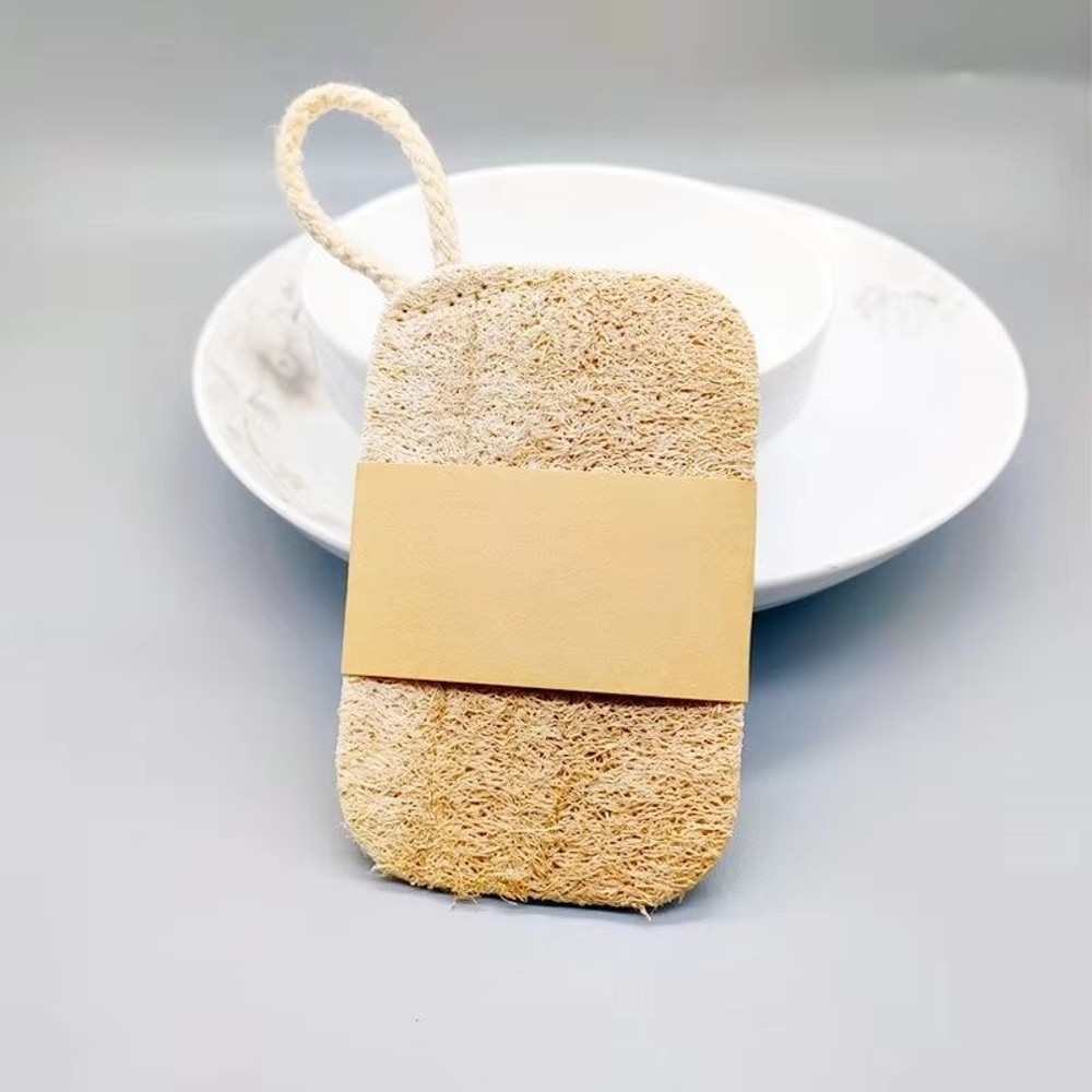 Natural Luffa Dish Sponge Eco Friendly Non Scratch Kitchen Scrubber 6