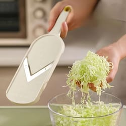ultra fine vegetable slicer and cabbage shredder – handheld salad and carrot cutter