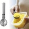 Multifunctional Stainless Steel Ice Cream And Fruit Scoop Dual Purpose Tool 3