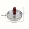 Multifunctional Stainless Steel Burger Press Patty Maker Metal Hamburger Mold For Beef Cheese Veggi 2