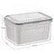 Kitchen Refrigerator FreshKeeping Box With Sealed Cover For Fruits Vegetables And Frozen Food Stora 7