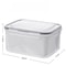 Kitchen Refrigerator FreshKeeping Box With Sealed Cover For Fruits Vegetables And Frozen Food Stora 8