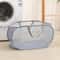 Breathable Mesh Folding Laundry Basket Light Portable Dirty Clothes Storage Organizer With Handles 1