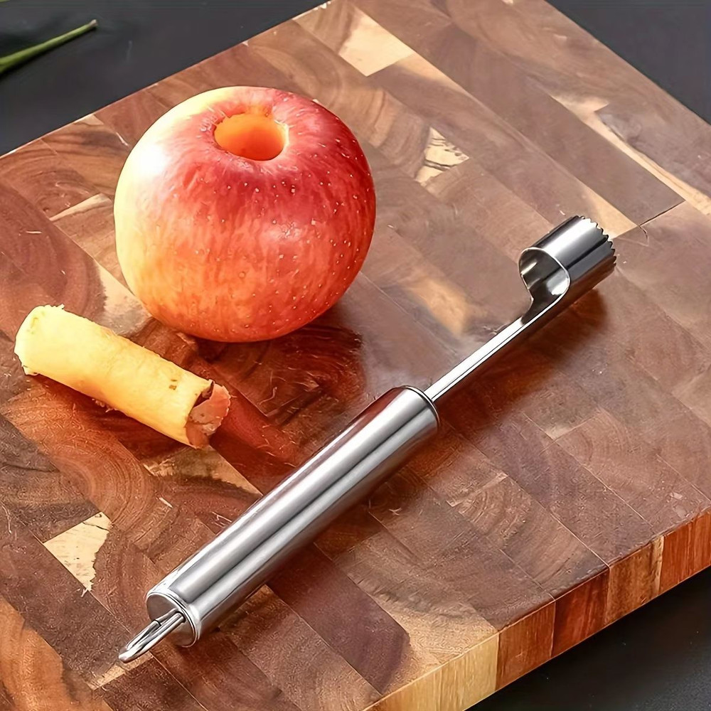 Stainless Steel Fruit Corer SeedCore Remover And Slicer Knife Kitchen Gadget 2