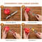 Stainless Steel Fruit Corer SeedCore Remover And Slicer Knife Kitchen Gadget 5