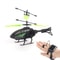 Watch Wrist Hand Controlled Induction Aircraft Impact Resistant Helicopter With Lighting Rechargeab 7