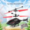 Remote Control Induction Helicopter Dual Mode Suspended Aircraft With Lighting Anti Drop Collision 0