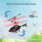 Remote Control Induction Helicopter Dual Mode Suspended Aircraft With Lighting Anti Drop Collision 1