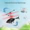 Remote Control Induction Helicopter Dual Mode Suspended Aircraft With Lighting Anti Drop Collision 1