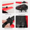 Remote Control Induction Helicopter Dual Mode Suspended Aircraft With Lighting Anti Drop Collision 3