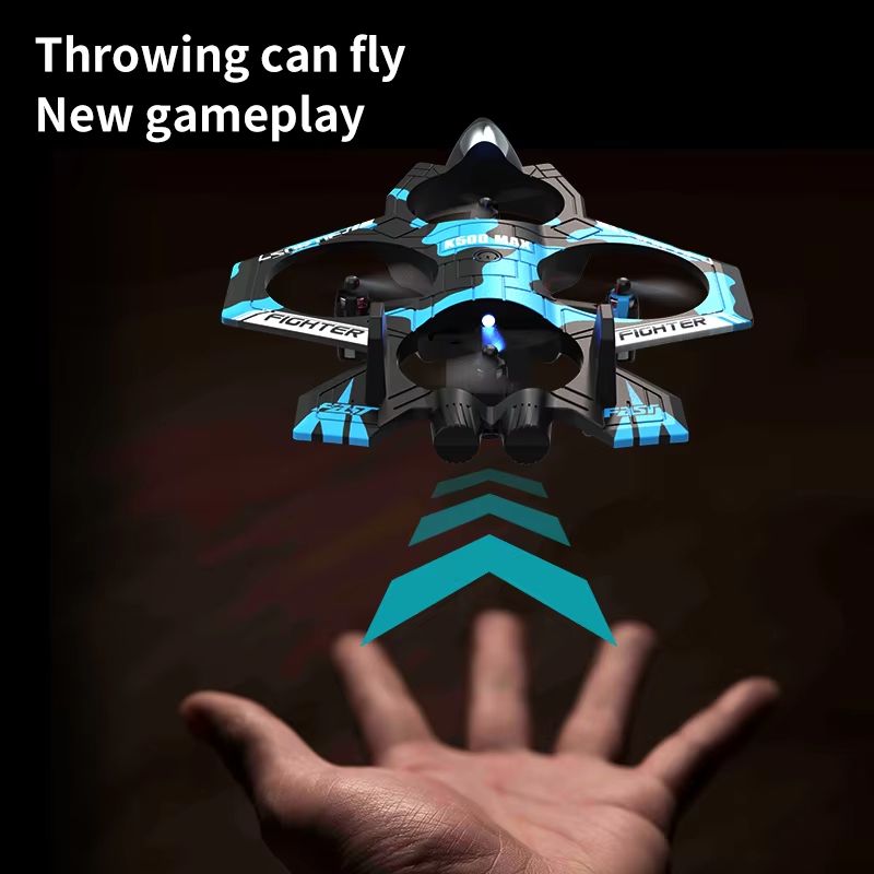 K500 RC Drone Fighter Jet 24G Remote Control Airplane With 360 Flips And Hovering 2