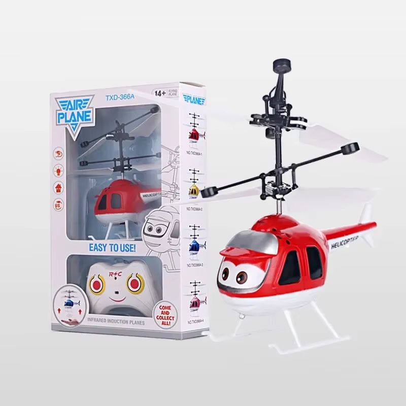 Mini Infrared Sensor RC Helicopter DualMode 3D Gyro Remote Control Toy For Kids 7