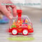 Transparent Pull Back Gear Car Inertial Slide Cartoon Toy For Kids 2