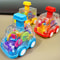 Transparent Pull Back Gear Car Inertial Slide Cartoon Toy For Kids 4