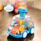 Transparent Pull Back Gear Car Inertial Slide Cartoon Toy For Kids 6