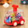 Transparent Pull Back Gear Car Inertial Slide Cartoon Toy For Kids 7