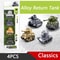 ArmourPull 4Piece Alloy Armored Tank Car Model Set For Kids Collectors 0
