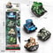 ArmourPull 4Piece Alloy Armored Tank Car Model Set For Kids Collectors 3