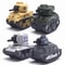 ArmourPull 4Piece Alloy Armored Tank Car Model Set For Kids Collectors 4