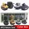 ArmourPull 4Piece Alloy Armored Tank Car Model Set For Kids Collectors 6