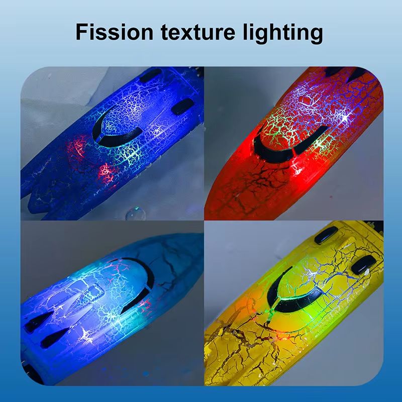 WaveMaster 24 GHz Waterproof RC Racing Boat With 360 Flip LED Effects 5