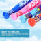 SplashPaw Inflatable Baseball Toy Set 4 Pcs Colorful Summer Pool Party Balls 4