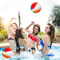 SplashParty 10Piece Inflatable Beach Ball Set Colorful Pool Party Water Game Balls 3