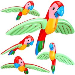 tropicalwing inflatable pvc parrot game toy for outdoor & beach parties