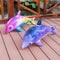 RainbowSplash Inflatable Dolphin Toy OceanTheme Party Pool Decoration 3