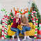 FestiveCane Thick PVC Inflatable Candy Cane Decoration Outdoor Holiday Ornament 2