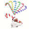 FestiveCane Thick PVC Inflatable Candy Cane Decoration Outdoor Holiday Ornament 4