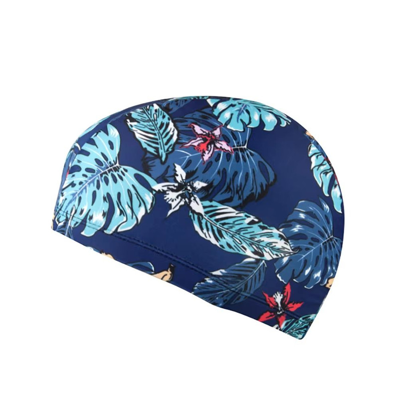 HydroFlex Adult Polyester Swim Cap HighStretch Fabric Bathing Hat For Pool Travel Leisure 10